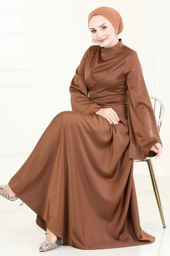 Evening Dress 6157BSK463 Tan 