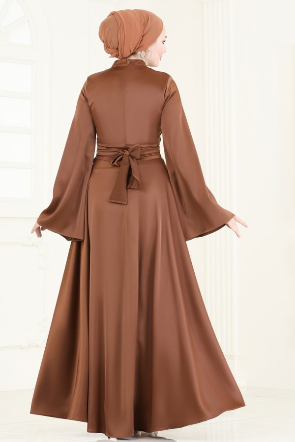 Evening Dress 6157BSK463 Tan - 5