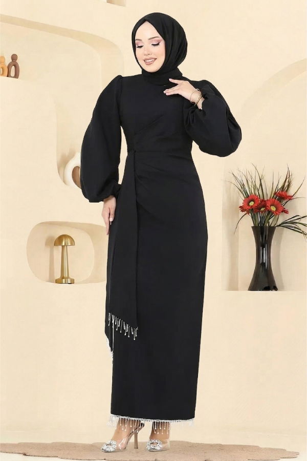 Modaselvim EVENING DRESSES Evening Dress 6225BSK463 Black