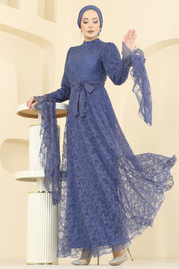 Modaselvim EVENING DRESSES Evening Dress 6294BSK463 Indigo