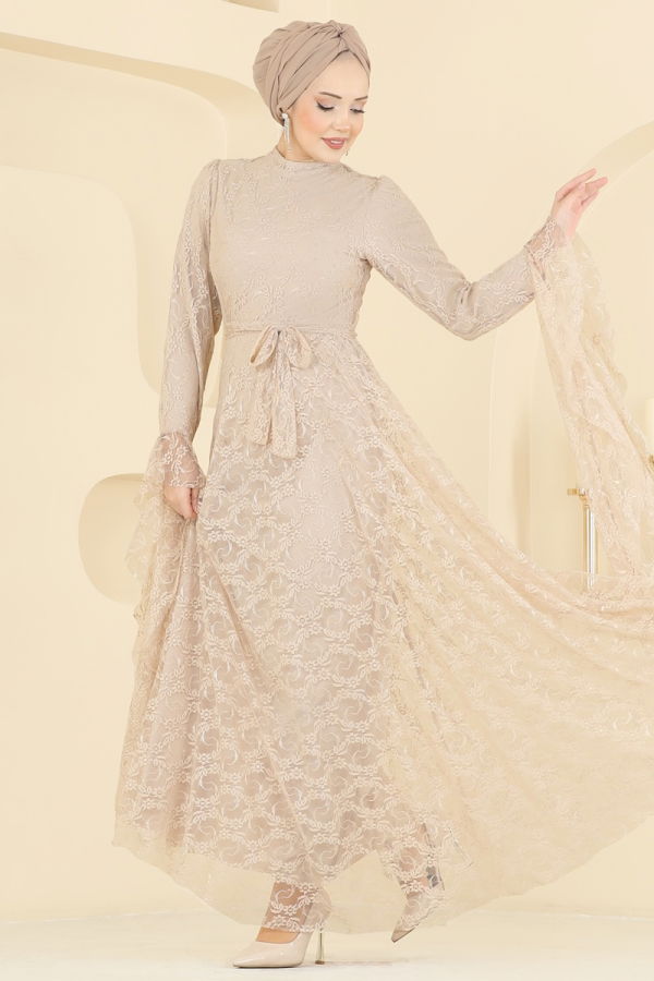 Modaselvim EVENING DRESSES Evening Dress 6294BSK463 Stone