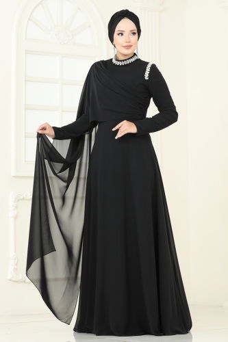 L.P.N. - Evening Dress 6294LPN858 Black