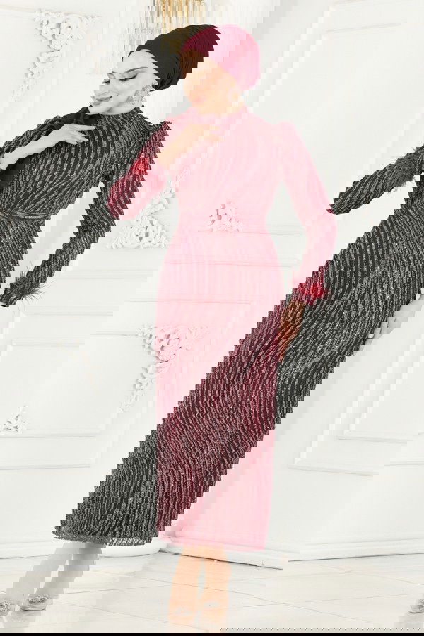 Modaselvim فستان سهرة فستان سهرة خمري 6539YG95