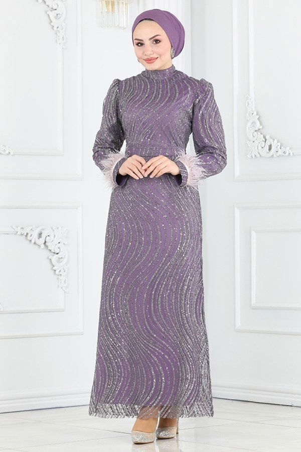 Evening Dress 6539YG95 Lilac - 2