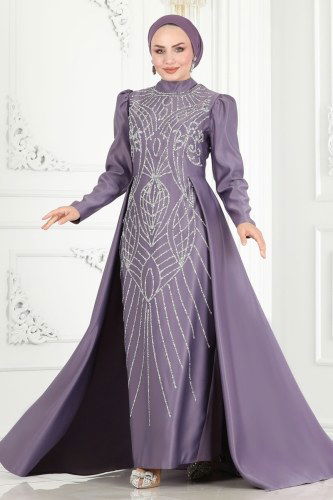 Y.G.S. - Evening Dress 6546YG95 Lilac