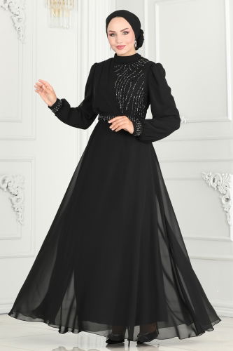 Y.G.S. - Evening Dress 6583YG95 Black