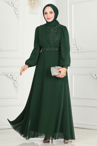 Y.G.S - EVENING DRESS 6583YG95 Emerald