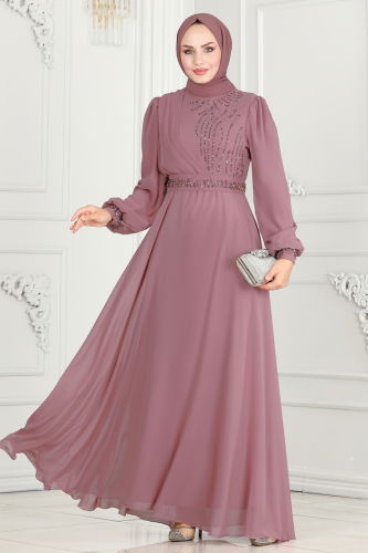 Y.G.S. - EVENING DRESS 6583YG95 Rose Dried