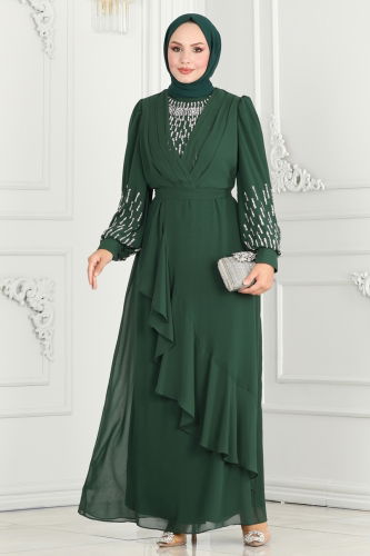 Y.G.S - EVENING DRESS 6585YG95 Emerald