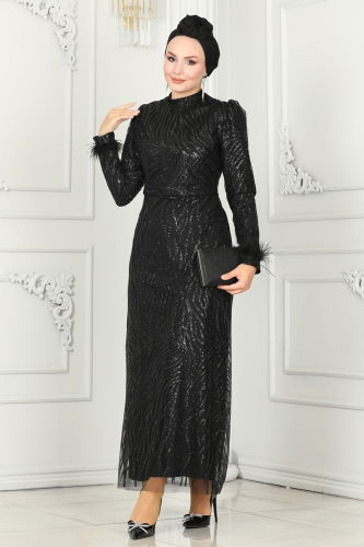 Y.G.S. - Evening Dress 6589YG95 Black