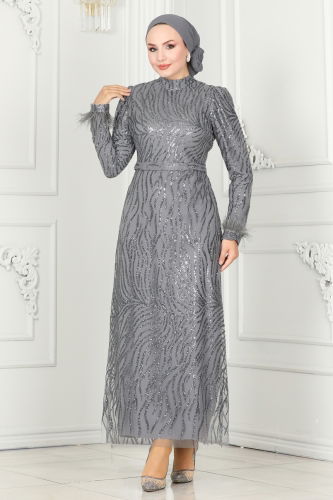 Y.G.S. - Evening Dress 6589YG95 Gray