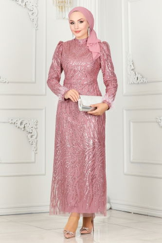 Y.G.S. - Evening Dress 6589YG95 Rose Dried