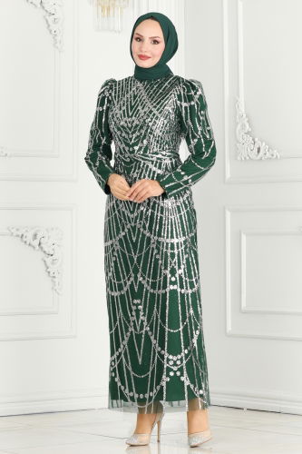 Y.G.S - EVENING DRESS 6590YG95 Emerald