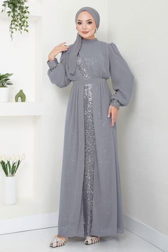 Y.G.S. - Evening Dress 6591YG95 Gray