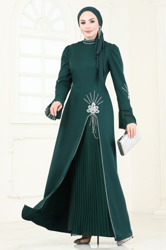 Evening Dress 6617YG95 Emerald 