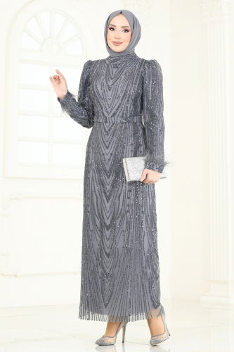 Y.G.S. - Evening Dress 6619YG95 Anthracite