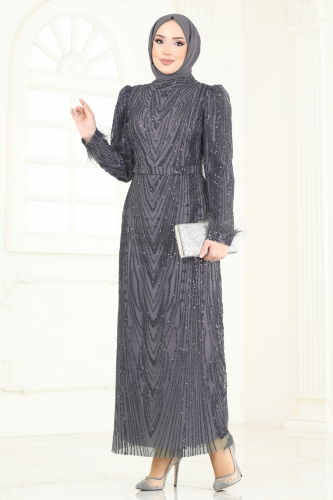 Y.G.S. - Evening Dress 6619YG95 Anthracite