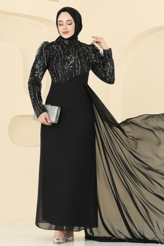 Y.G.S. - Evening Dress 6625YG95 Black