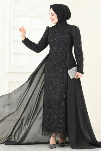 Y.G.S. - Evening Dress 6632YG95 Black