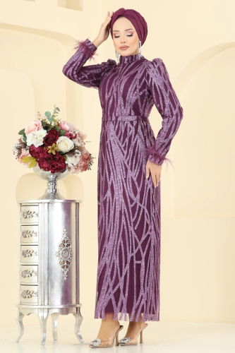 Y.G.S. - Evening Dress 6660YG95 Damson