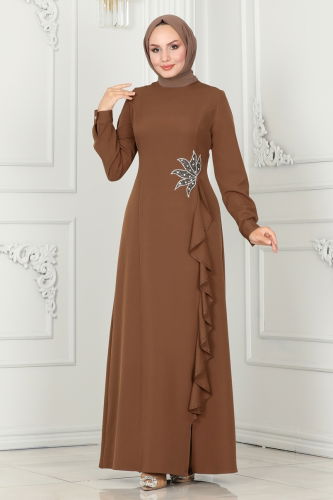 M.D.H. - Evening Dress 6882MDH809 Brown