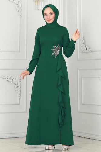 M.D.H. - Evening Dress 6882MDH809 Emerald