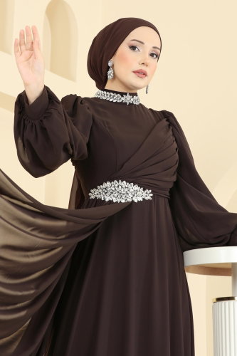 Y.G.S. - Evening Dress 6999YG95 Brown