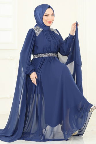 A.B. - Evening Dress 7101AB368 Indigo
