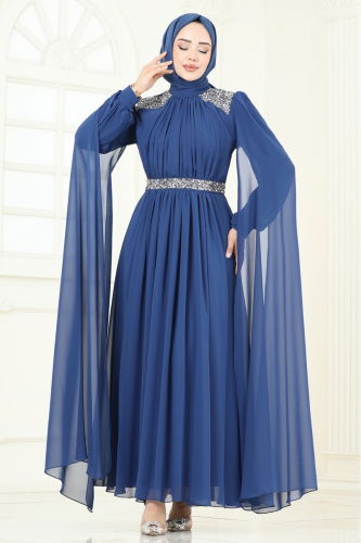 A.B. - Evening Dress 7101AB368 Indigo