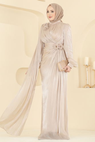 S.A.R. - Evening Dress 7149SAR739 Cream