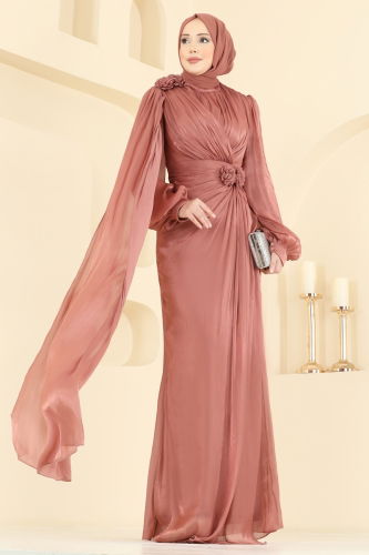 S.A.R. - Evening Dress 7149SAR739 Dark Rose Dusky