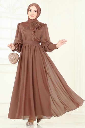 A.B. - Evening Dress 8000AB368 Copper