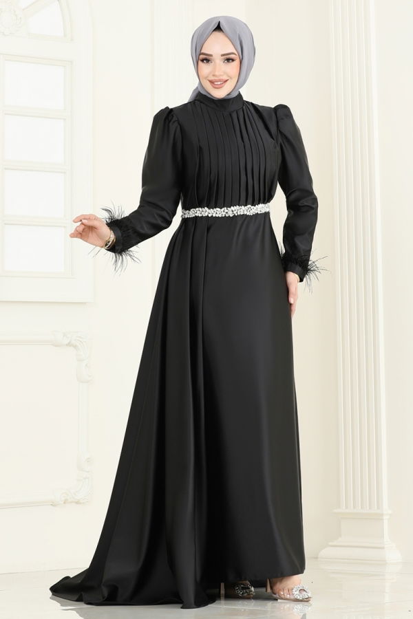 Modaselvim فستان سهرة فستان سهرة أسود 8006YG95