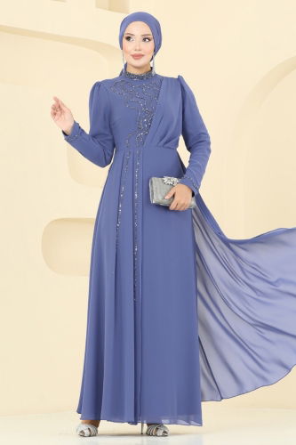 A.B. - فستان سهرة أزرق 8019AB368