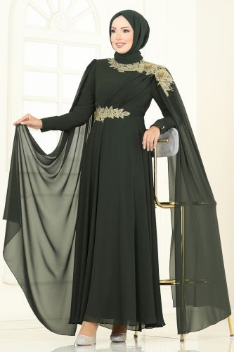 A.B. - Evening Dress 8023AB368 Khaki