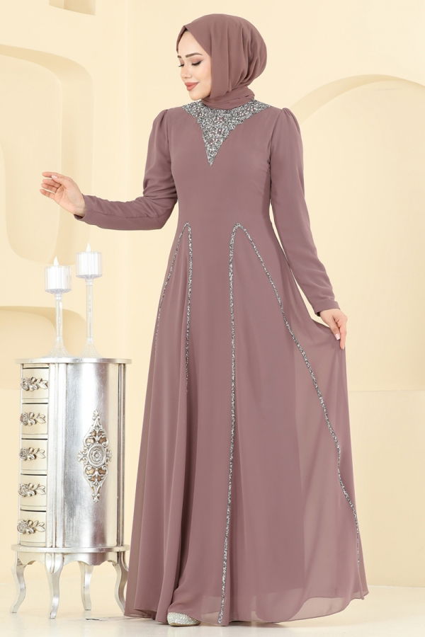 Modaselvim EVENING DRESSES Evening Dress 8106AB368 Powder Vision