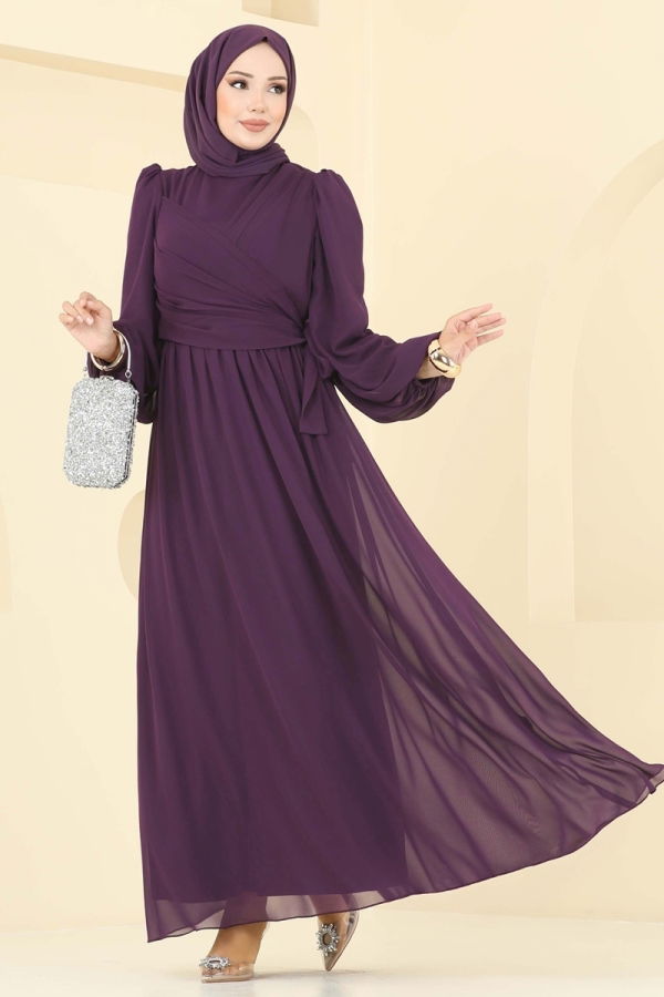 Modaselvim خصم صافٍ20%+20% في سلة التسوق فستان سهرة توتي 8110AB368