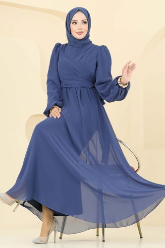 A.B. - فستان سهرة ازرق 8110AB368