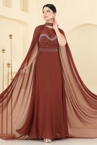 A.B. - Evening Dress 8112AB368 Copper