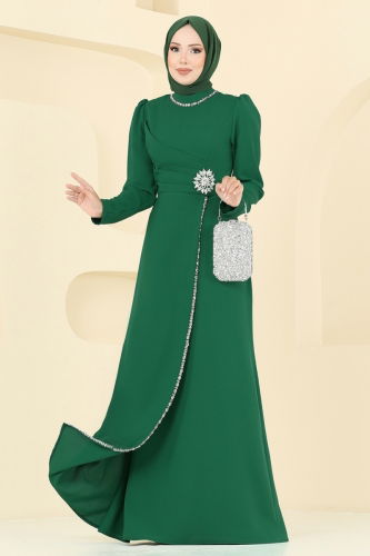 A.B.K. - Evening Dress 8116ABK1075 Emerald