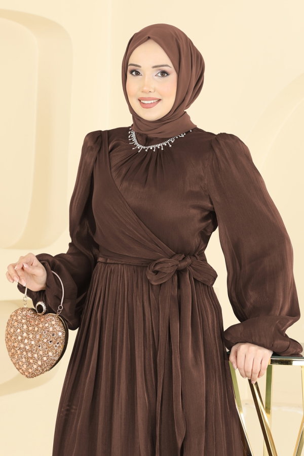 Modaselvim EVENING DRESSES Evening Dress 8162AB368 Light Brown