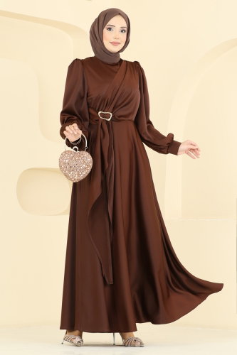 A.B. - فستان سهرة بني 8266AB368