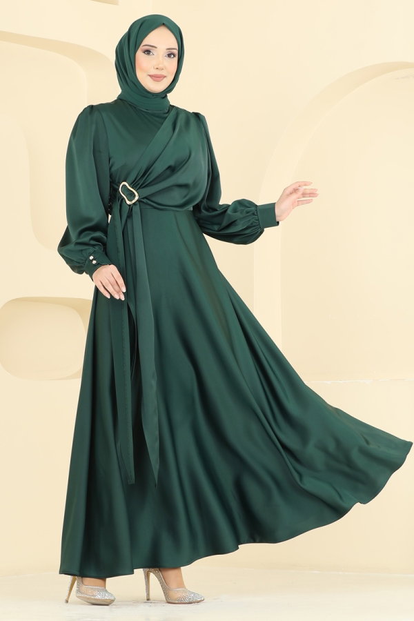 Modaselvim مهرجان الفرص فستان سهرة زيتي 8266AB368