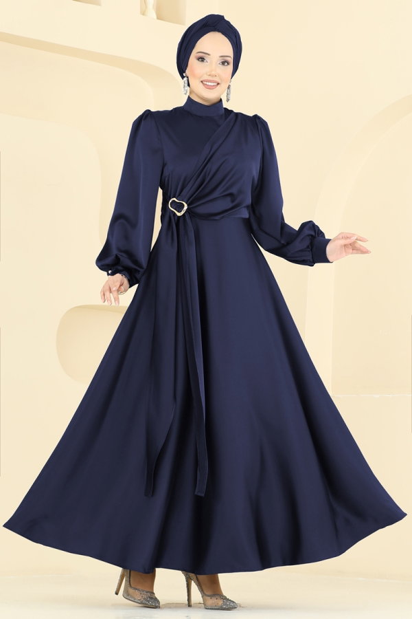 Modaselvim فستان سهرة فستان سهرة كحلي فاتح 8266AB368
