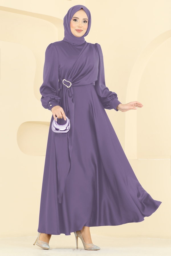 Modaselvim مهرجان الفرص فستان سهرة ليلكي 8266AB368