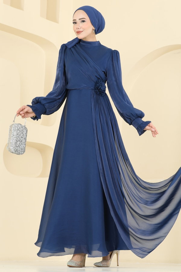 Modaselvim EVENING DRESSES Evening Dress 8267AB368 Navy Blue