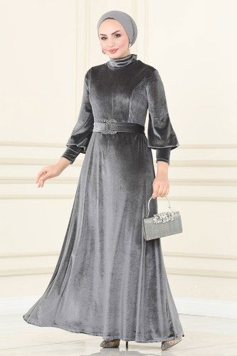 A.S.M. - Evening Dress ASM2414 Gray