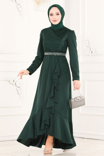 A.S.M. - Evening Dress ASM2497 Light Emerald