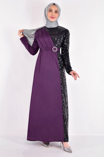 MRV A.S.M. - Evening Dress ASM2516-M Damson