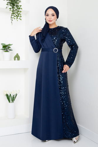 MRV A.S.M. - EVENING DRESS ASM2516-M Navy Blue